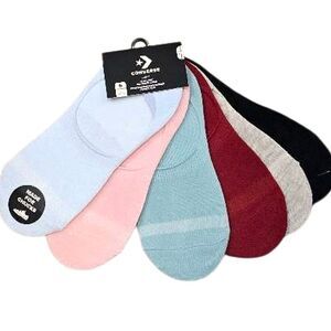 Converse 6-PK Flat Knit No Show Liners